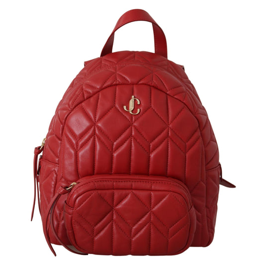 Royal Red Nappa Leather Jc Oqnl Backpack - coffeewithmee2