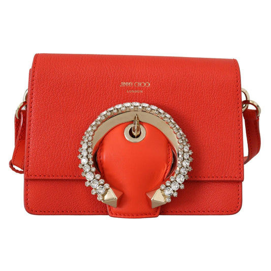 Orange Goat & Calf Leather Madeline Gtg Shoulder Bag - coffeewithmee2