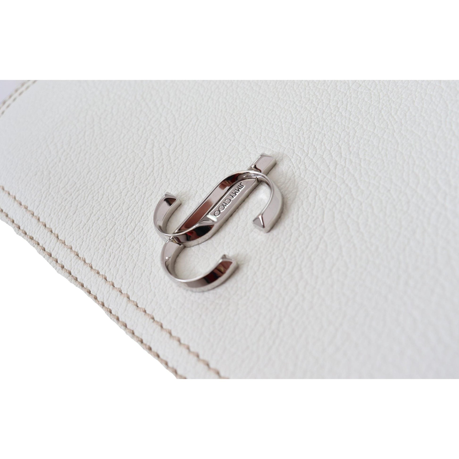 White Soft Grainy Leather Varenne Kdy Shoulder Bag - coffeewithmee2