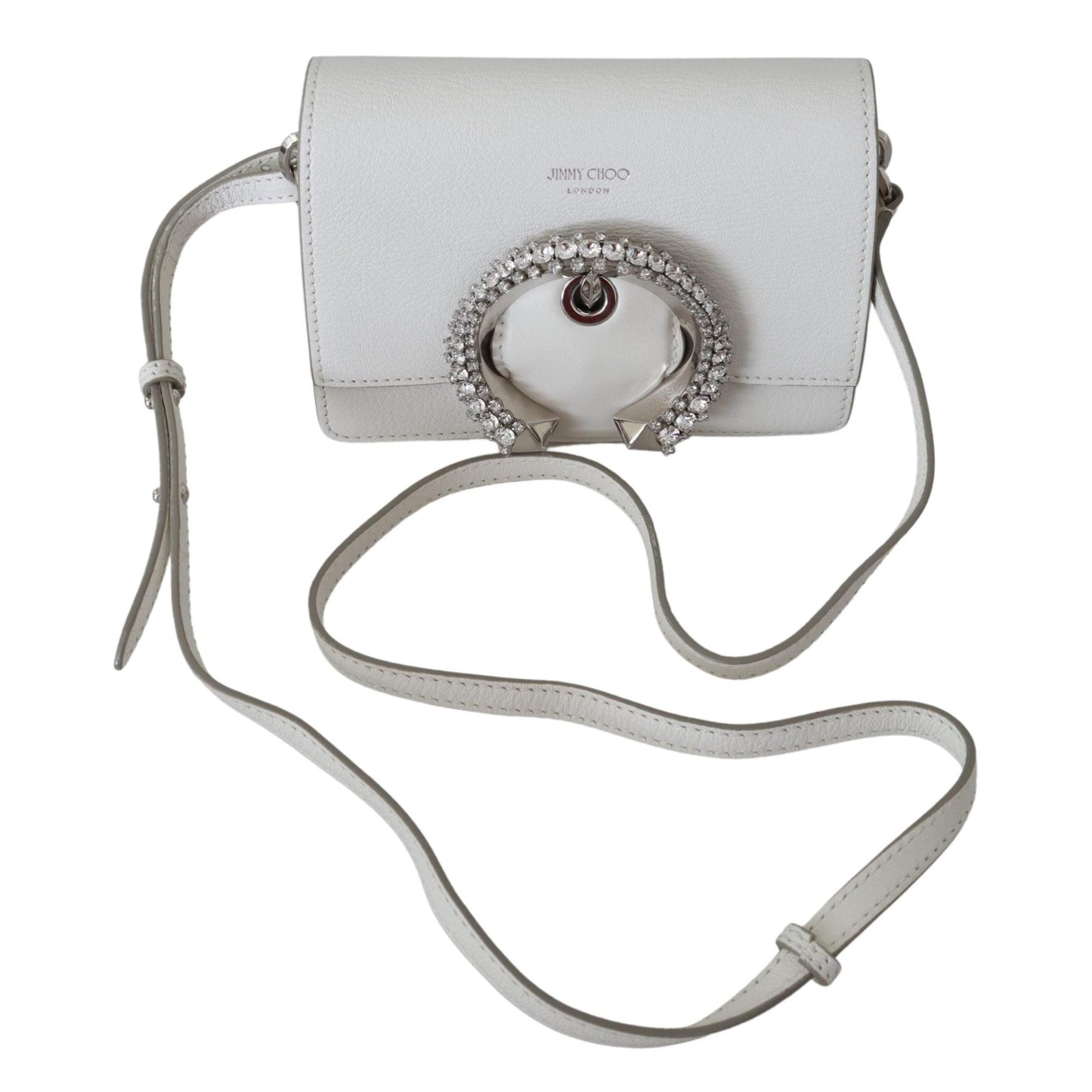 White Goat & Calf Leather Madeline Gtg Shoulder Bag - coffeewithmee2