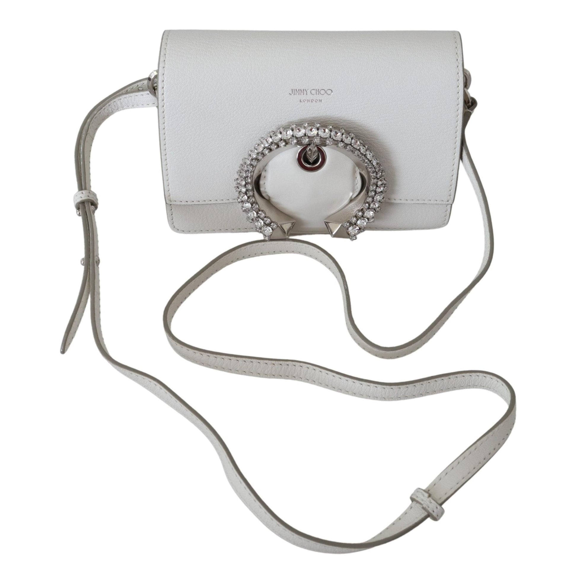 White Goat & Calf Leather Madeline Gtg Shoulder Bag - coffeewithmee2