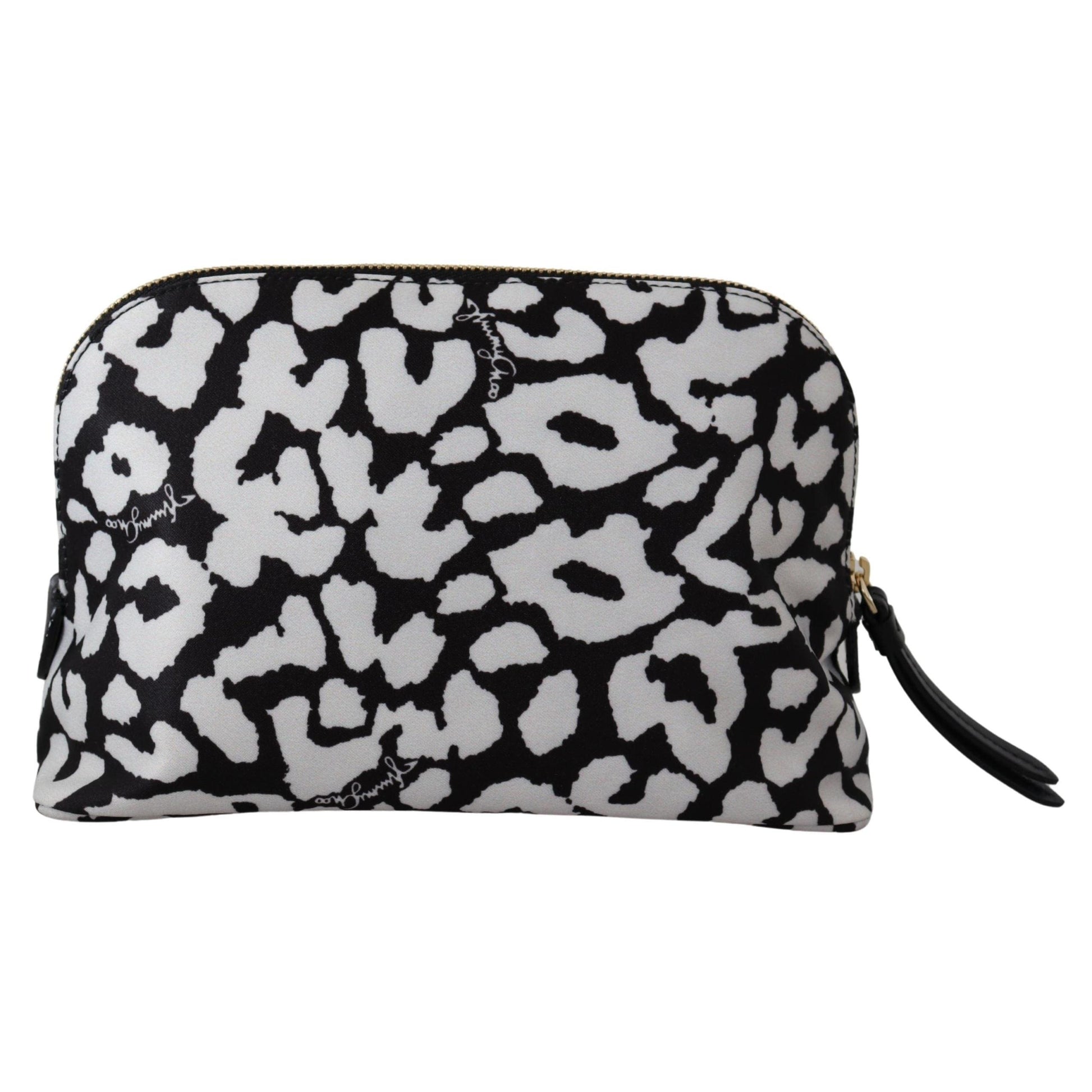 White & Black Nylon Mabrie Onyp Clutch Pouch Bag - coffeewithmee2