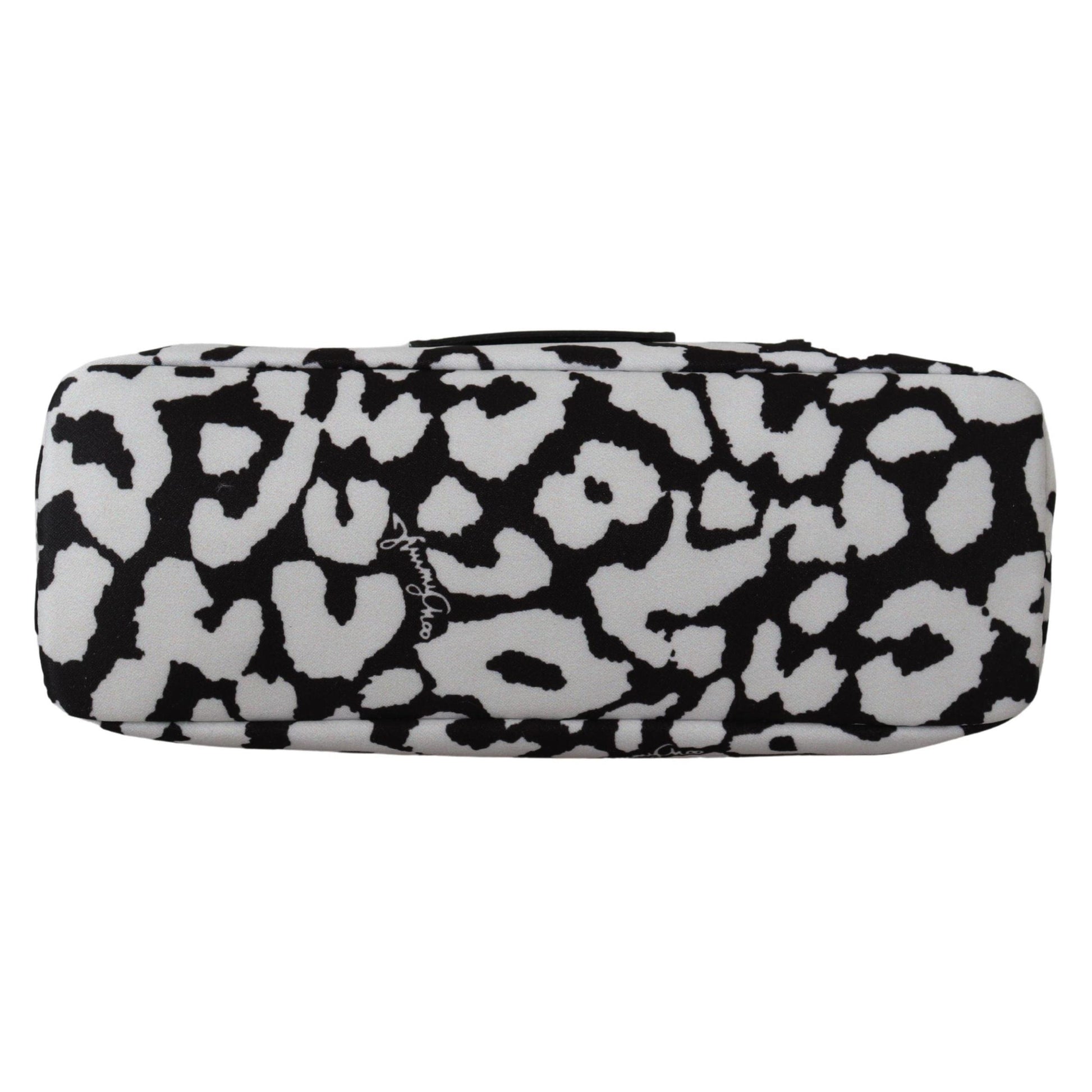 White & Black Nylon Mabrie Onyp Clutch Pouch Bag - coffeewithmee2