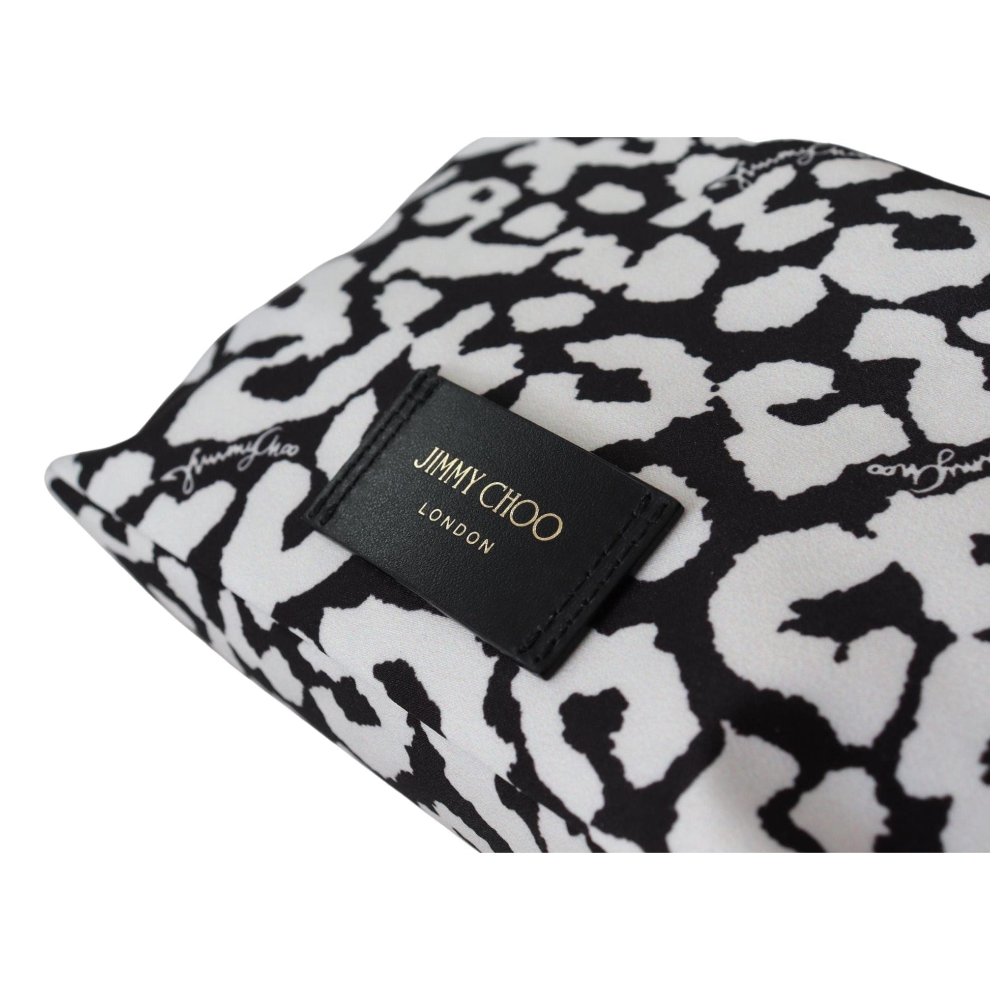 White & Black Nylon Mabrie Onyp Clutch Pouch Bag - coffeewithmee2