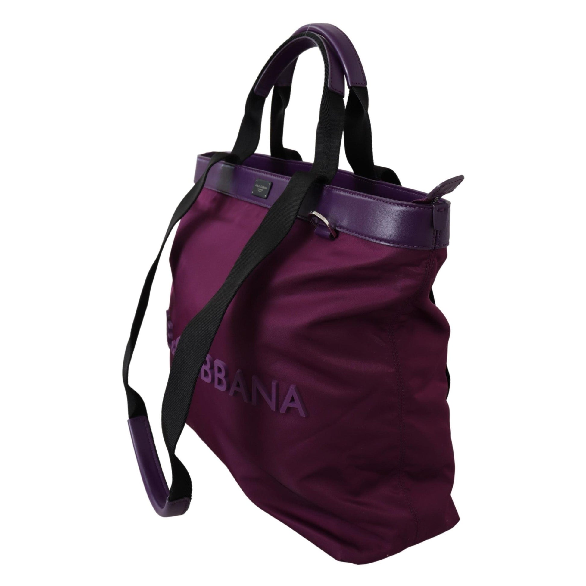 Purple DG Logo Shopping Women Tote Purse - coffeewithmee2