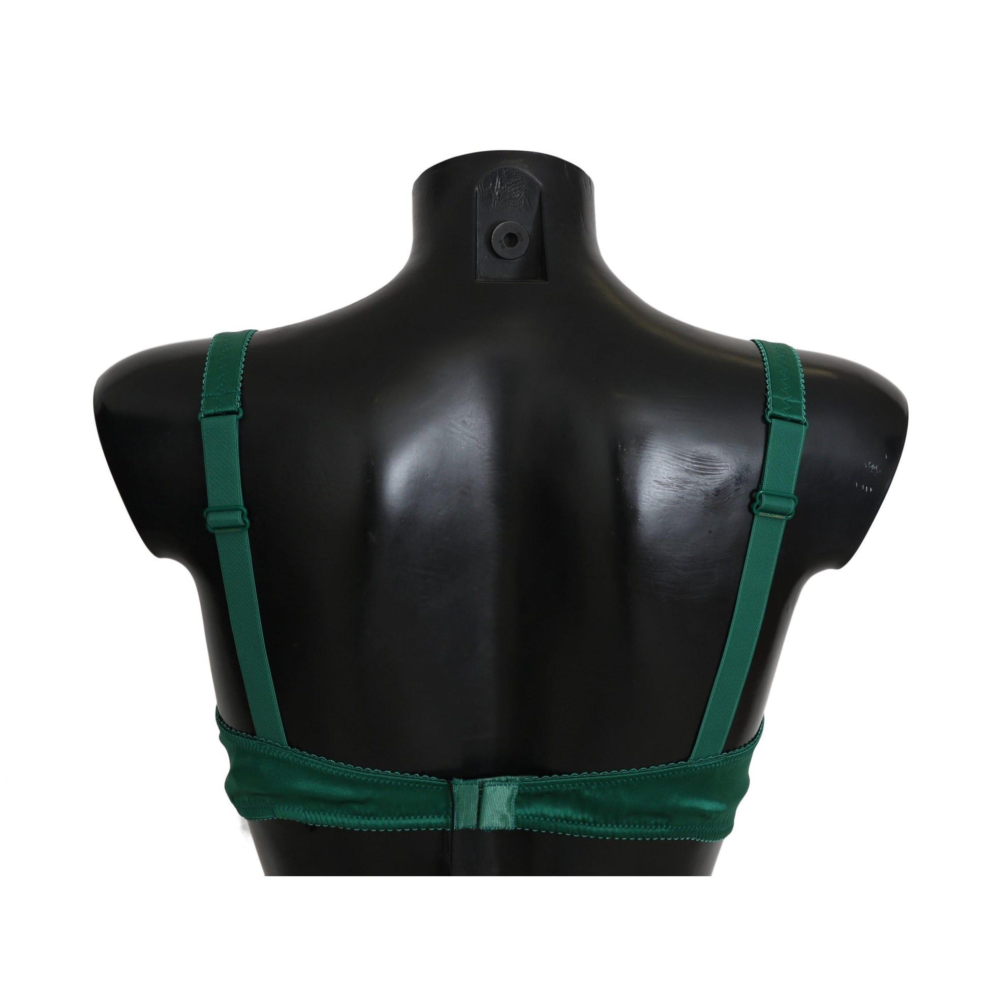 Green Silk Stretch Floral Lace Bra Underwear - coffeewithmee2