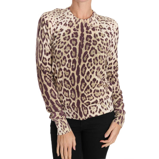 Crewneck Pullover Cashmere Brown Sweater