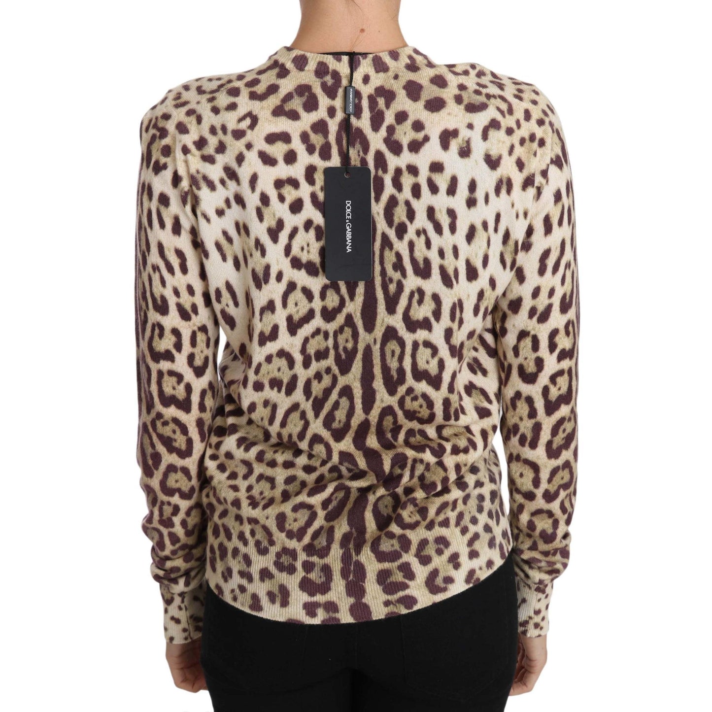 Crewneck Pullover Cashmere Brown Sweater