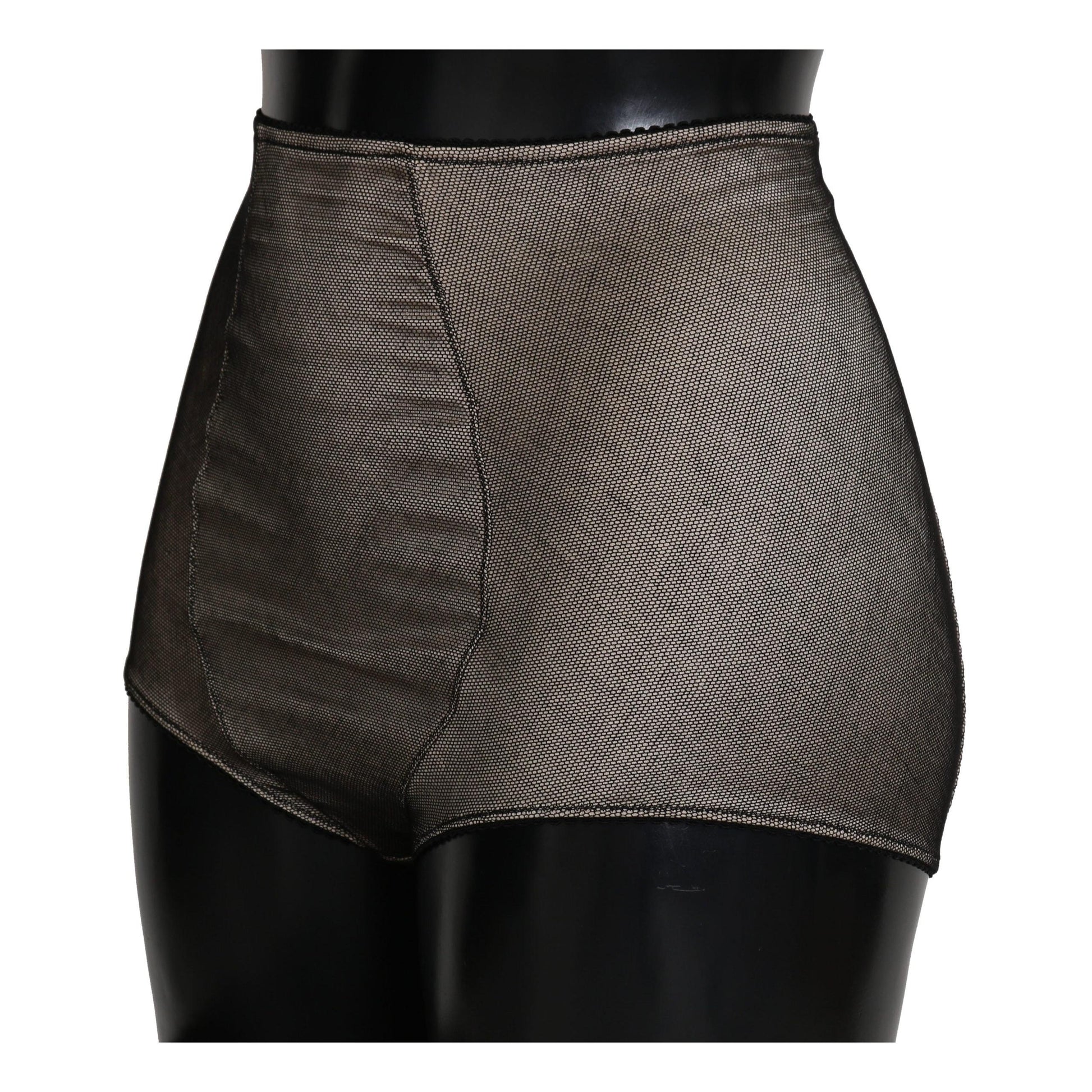 Bottoms Underwear Beige With Black Net - coffeewithmee2