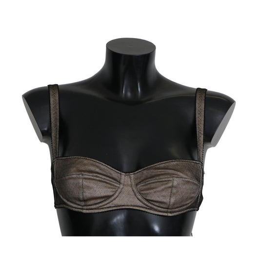 Brown Regg Balconcino Imbottito Bra Underwear - coffeewithmee2