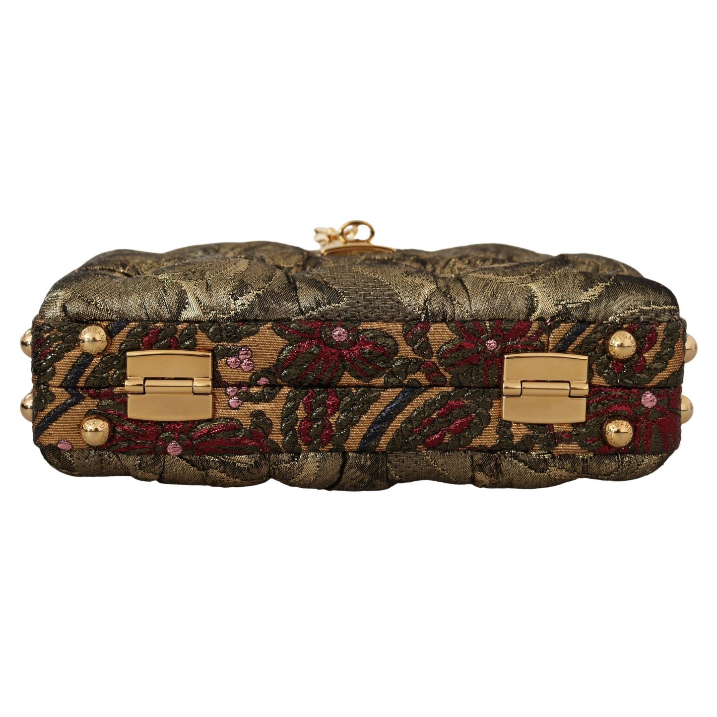 Multicolor Jacquard Padlock Women Clutch Bag BOX - coffeewithmee2