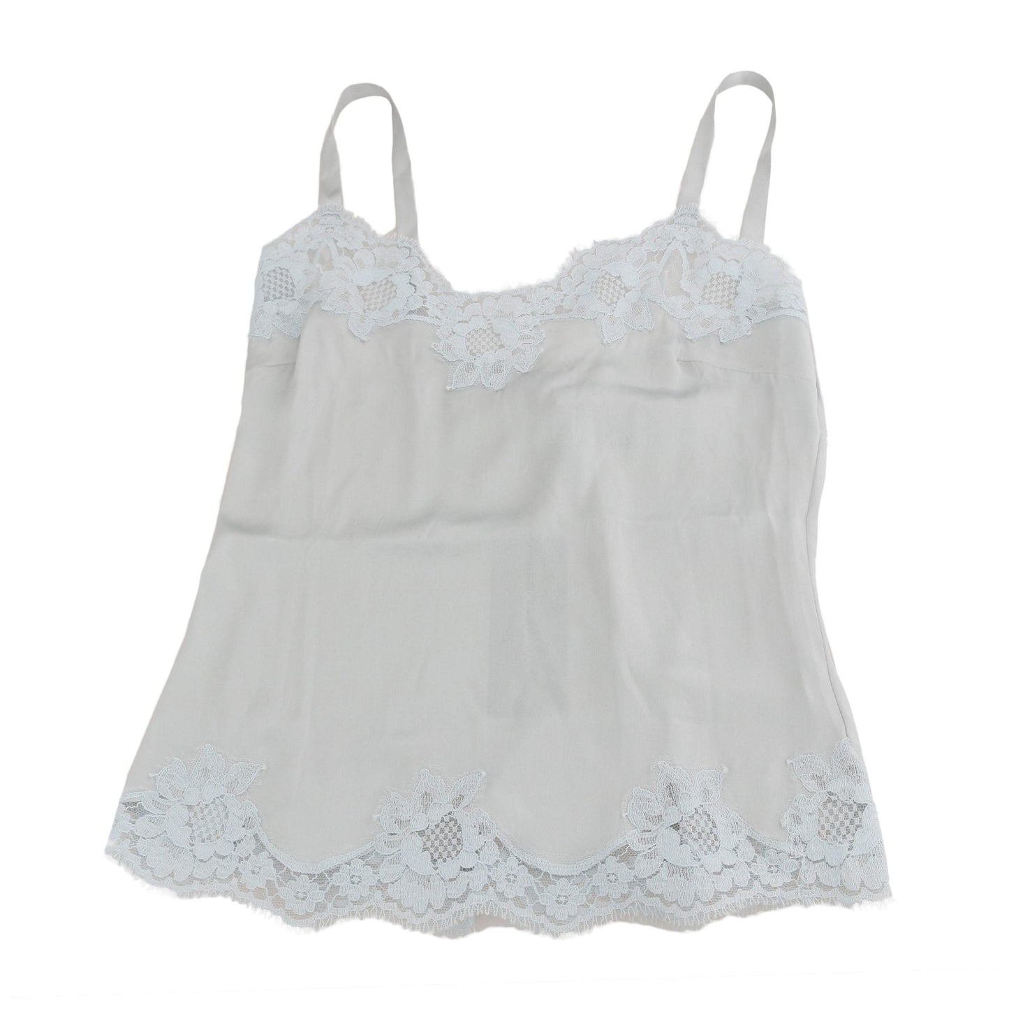 Green Silk Lace Dress Chemisole Lingerie - coffeewithmee2