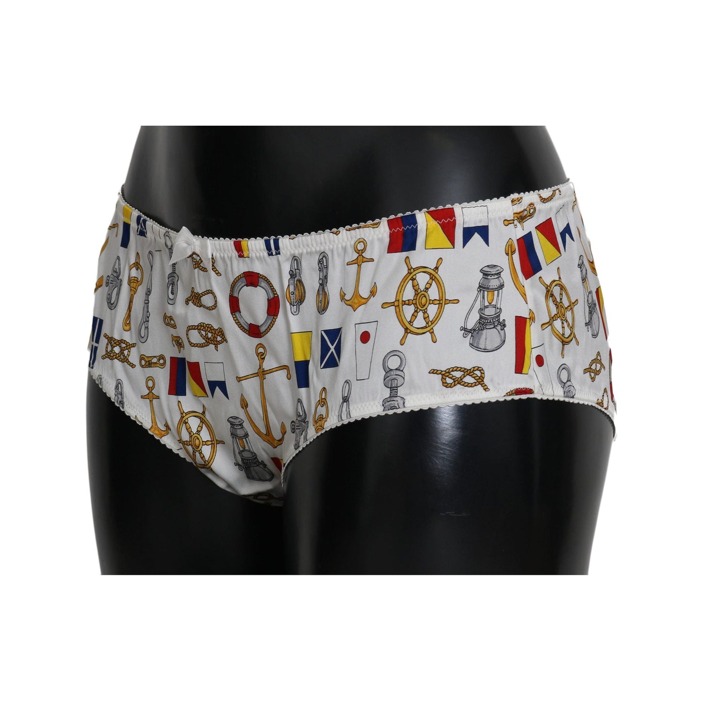 Underwear Sailor Print Silk Bottoms - coffeewithmee2