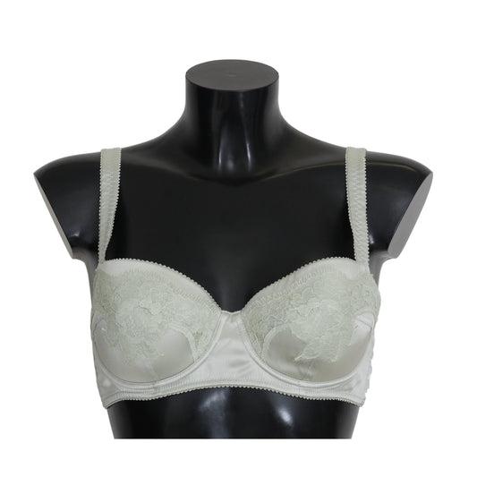 Green Balconcino Bra Floral Lace Underwear - coffeewithmee2
