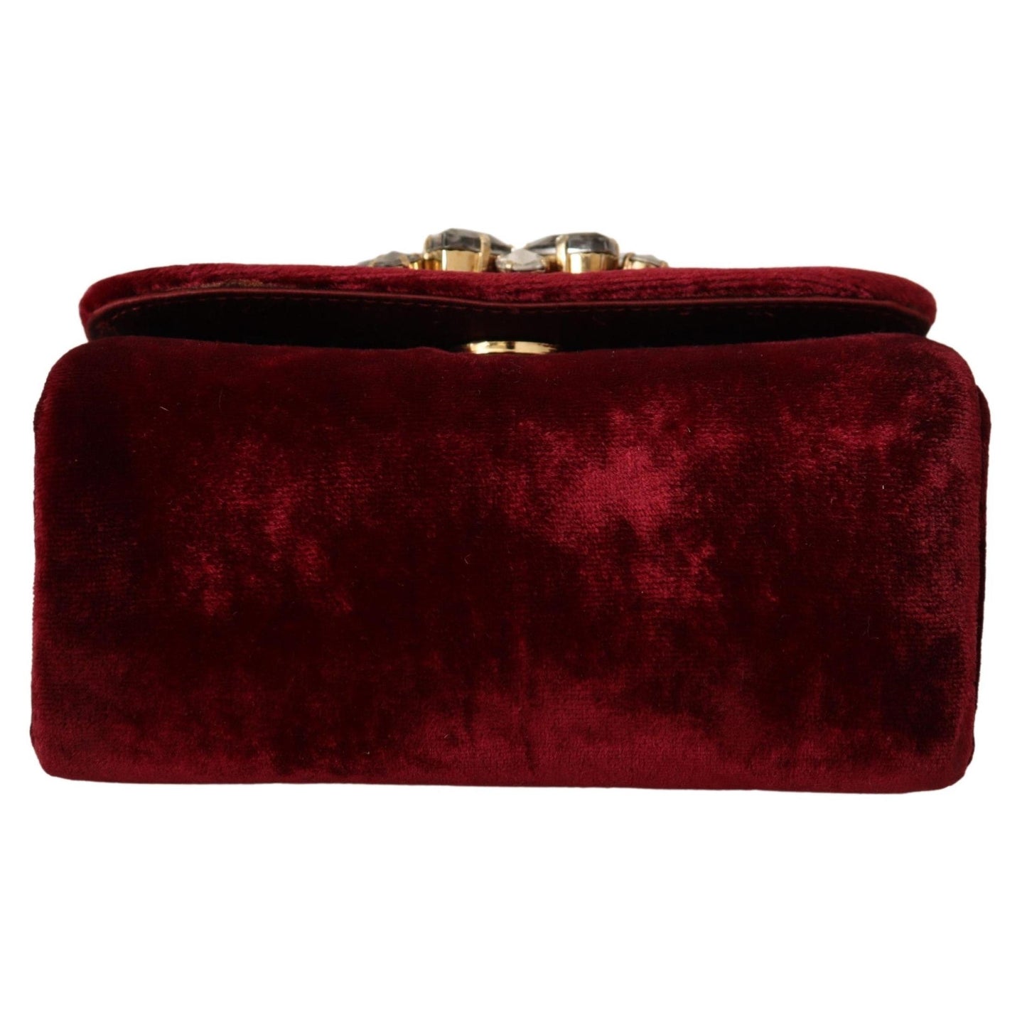 Bordeaux Velvet Crystals Mini Crossbody Women Bag - coffeewithmee2