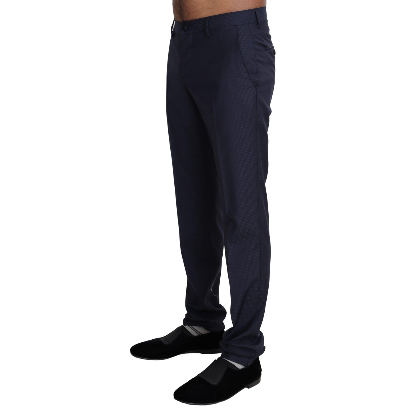 Navy Blue Dress Formal Men Trouser Pants