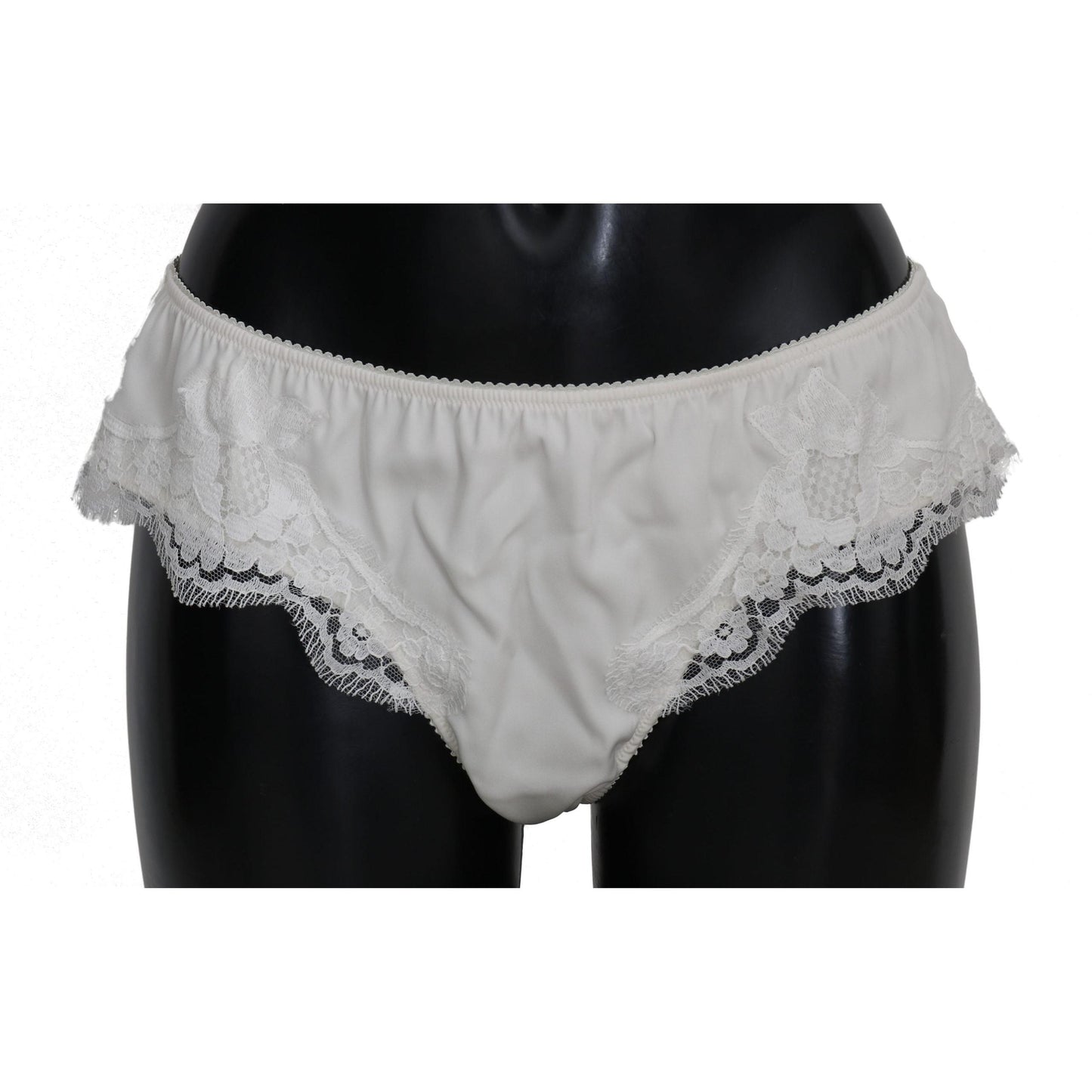 White Silk Slip Lingerie Bottoms Underwear