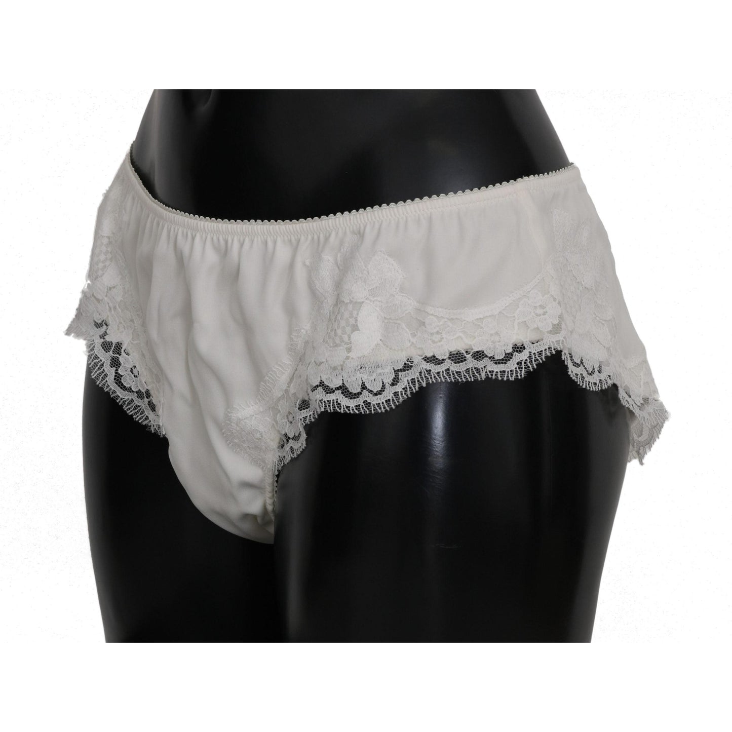 White Silk Slip Lingerie Bottoms Underwear