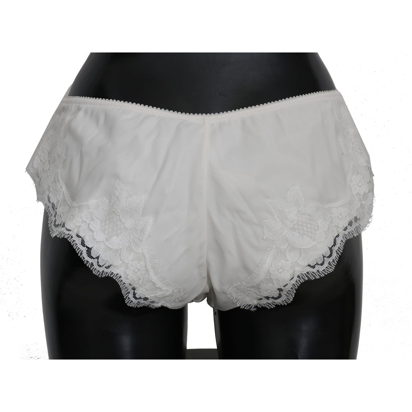White Silk Slip Lingerie Bottoms Underwear