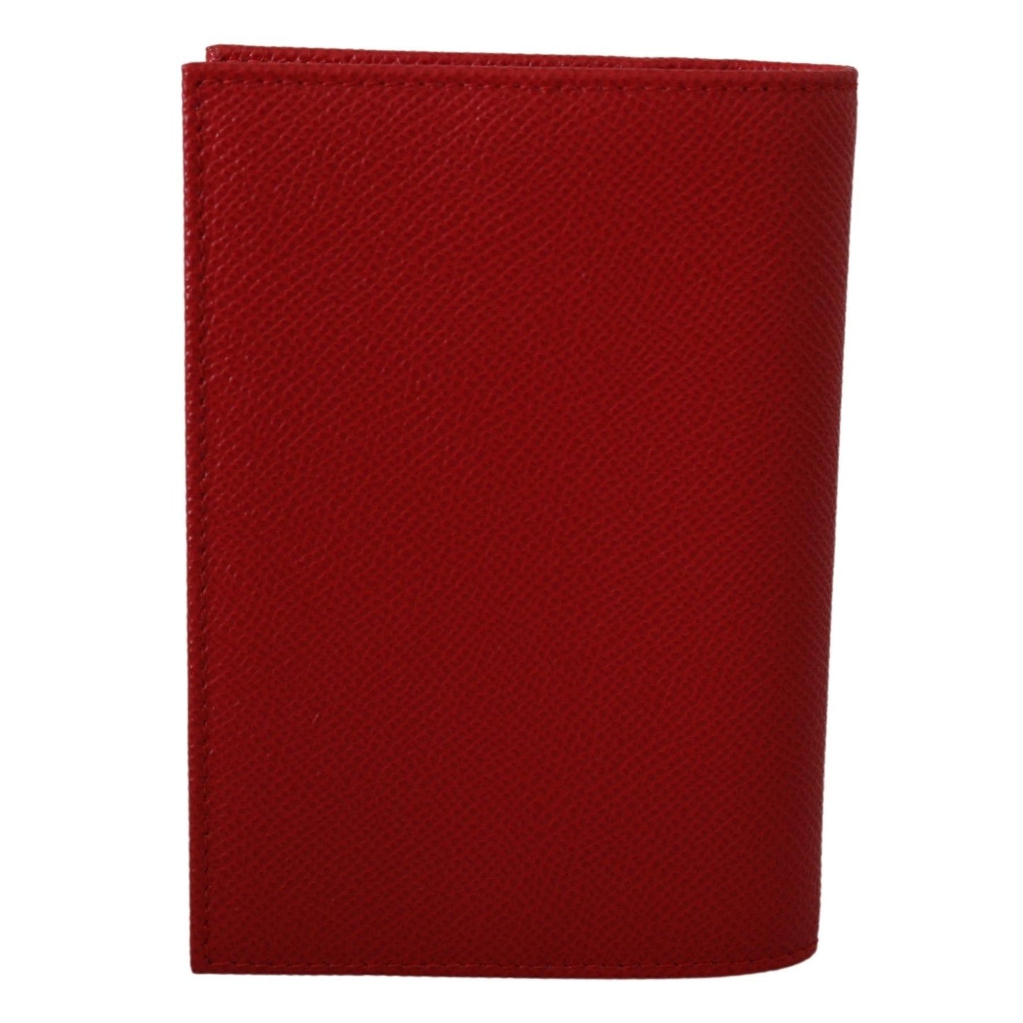 Red Dauphine Leather Bifold Wallet - coffeewithmee2
