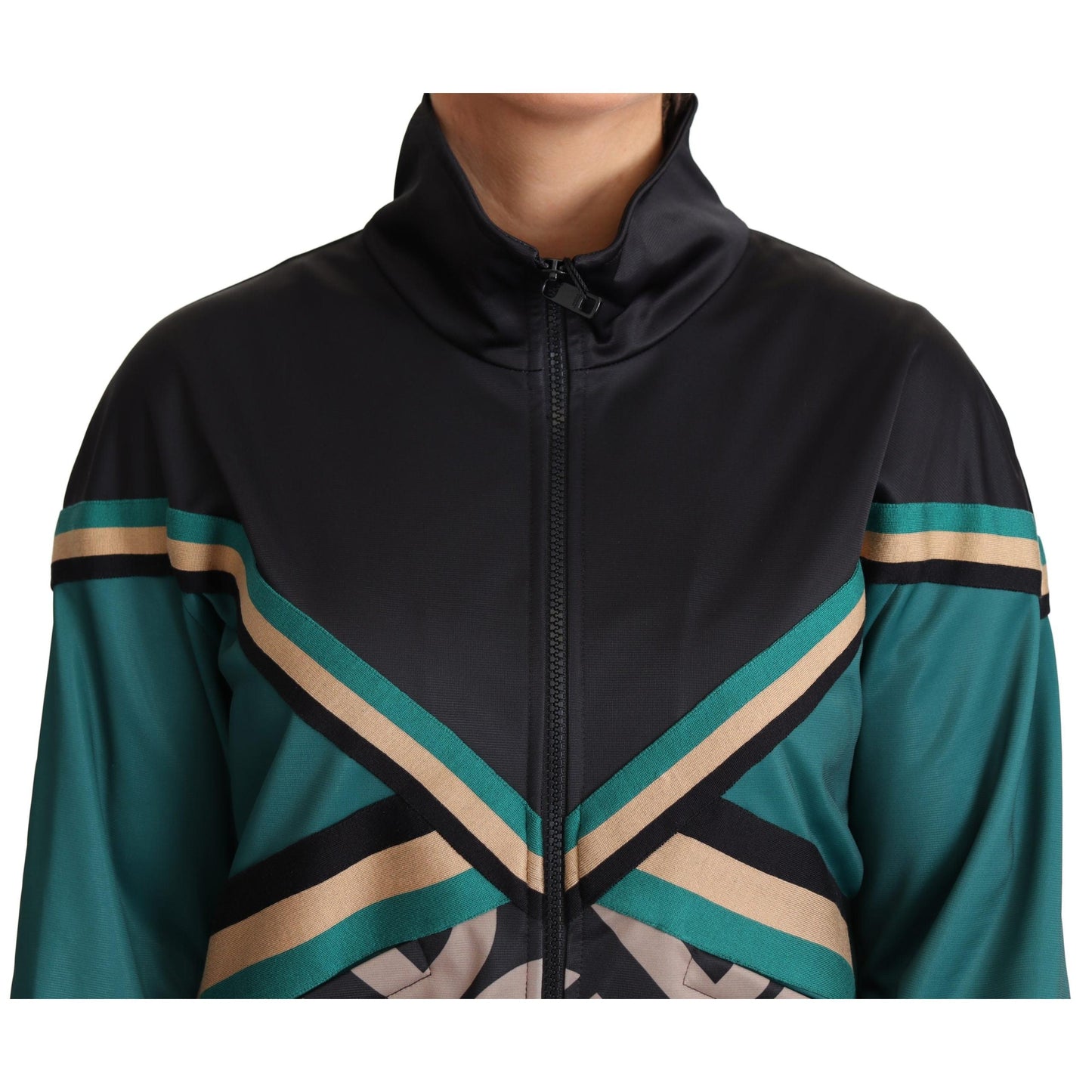 Multicolor DG Logo Mania Track Bomber Jacket