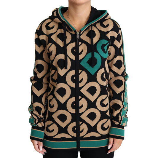 Multicolor DG Mania Hooded Sweatshirt Jacket