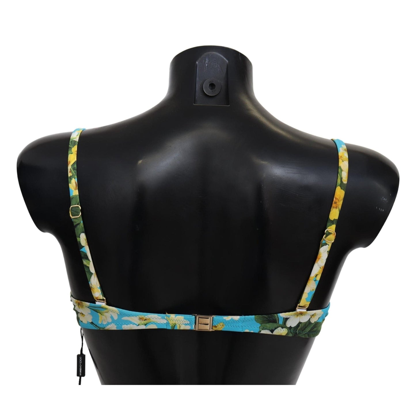 Light Blue Floral Swimsuit Beachwear Bikini Tops