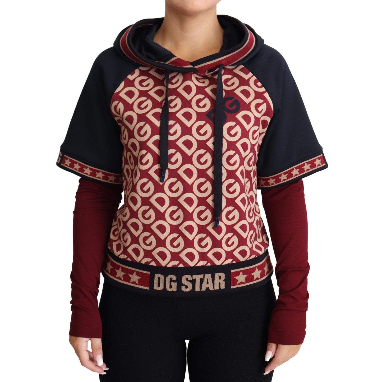 Multicolor DG Mania Hooded Pullover Sweater