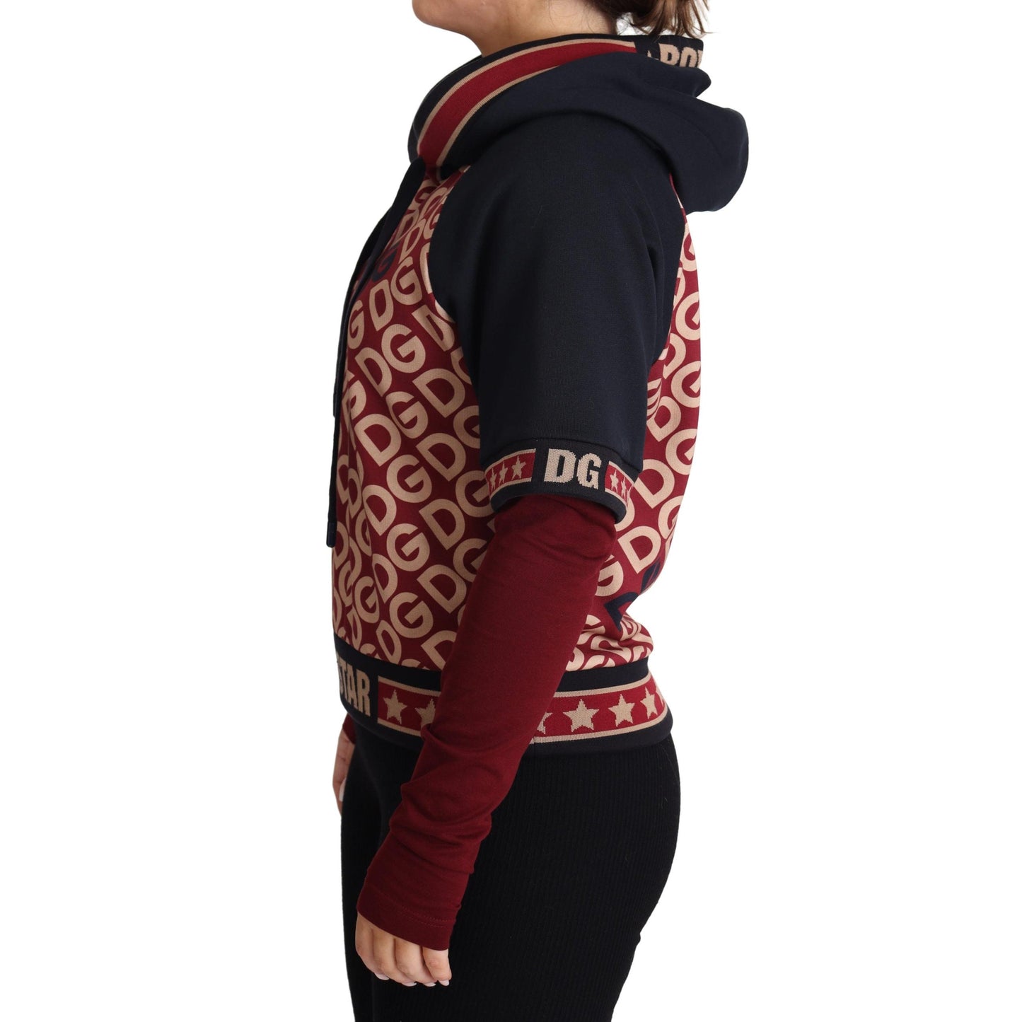 Multicolor DG Mania Hooded Pullover Sweater