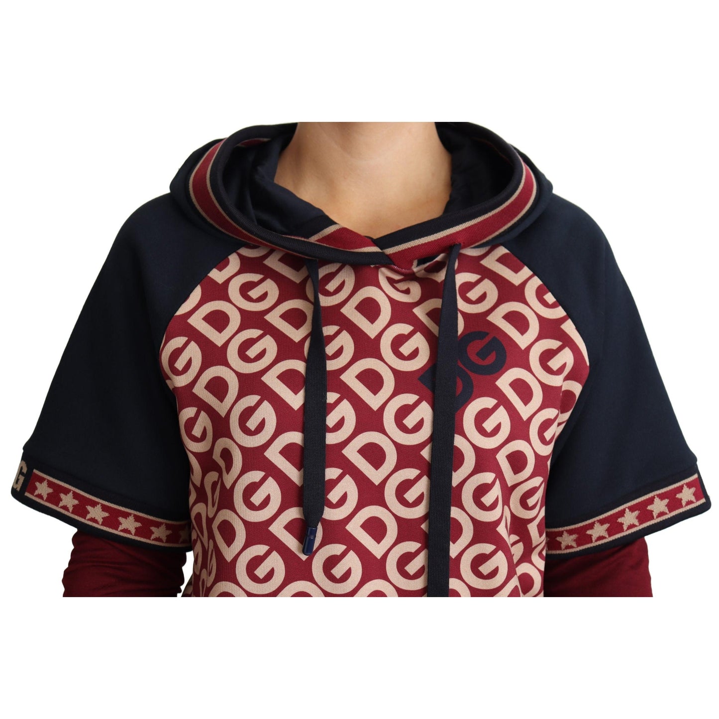 Multicolor DG Mania Hooded Pullover Sweater