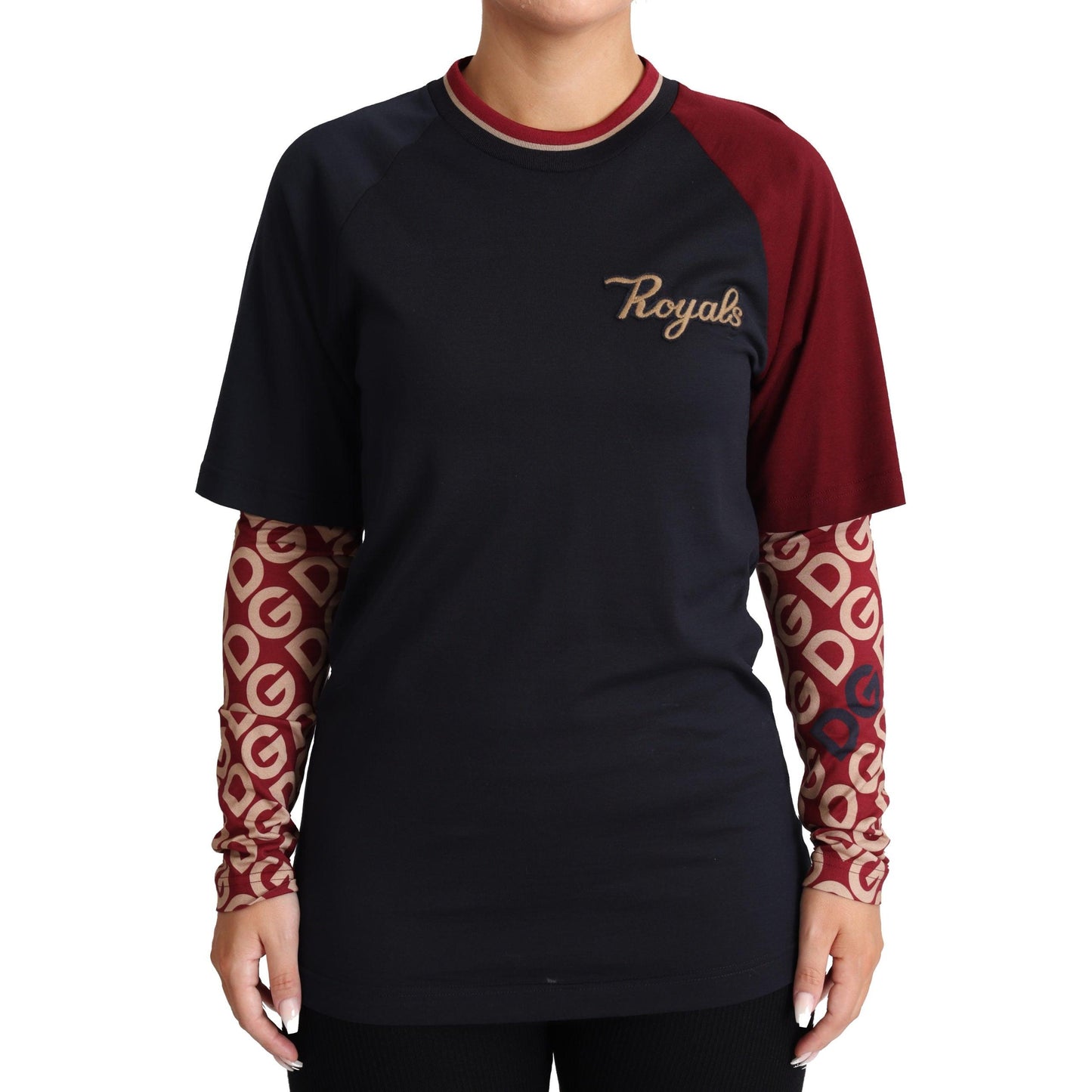 Multicolor Royals Crewneck Pullover Sweater