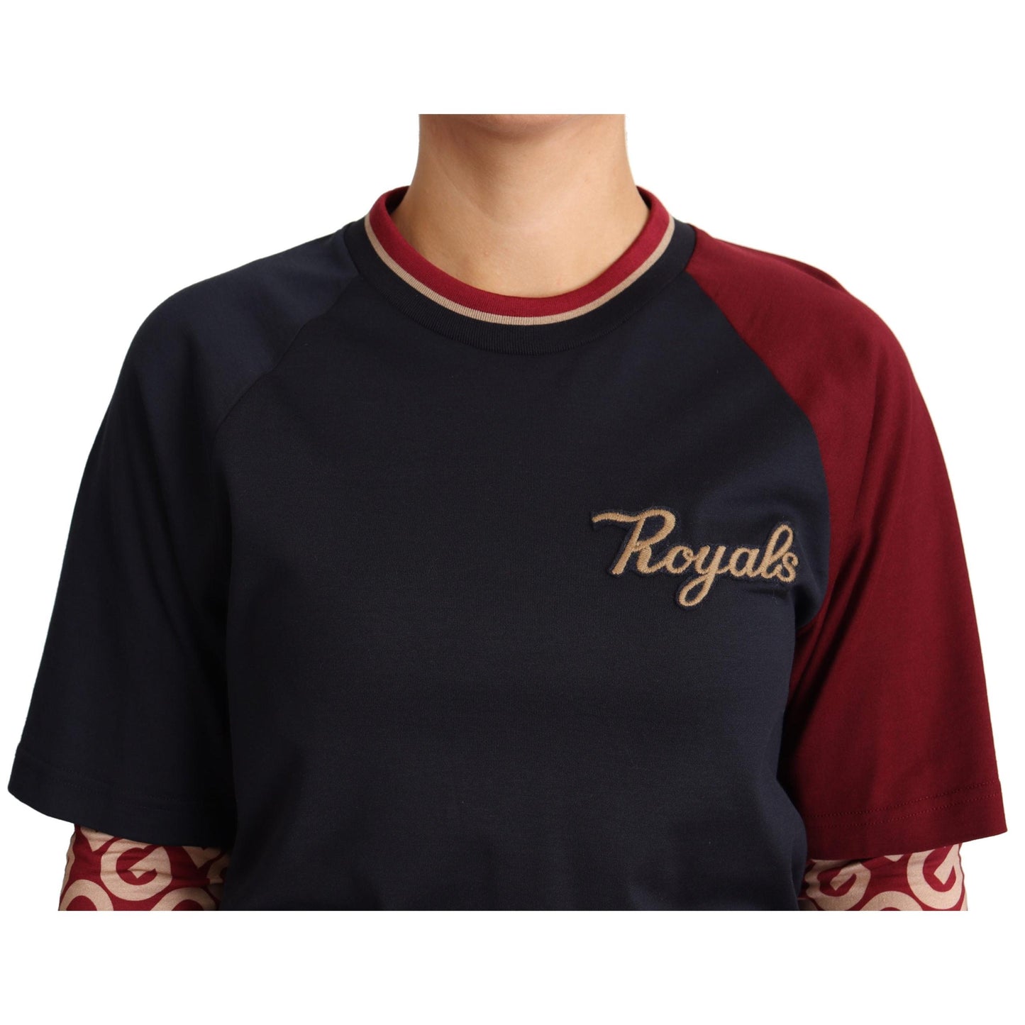 Multicolor Royals Crewneck Pullover Sweater