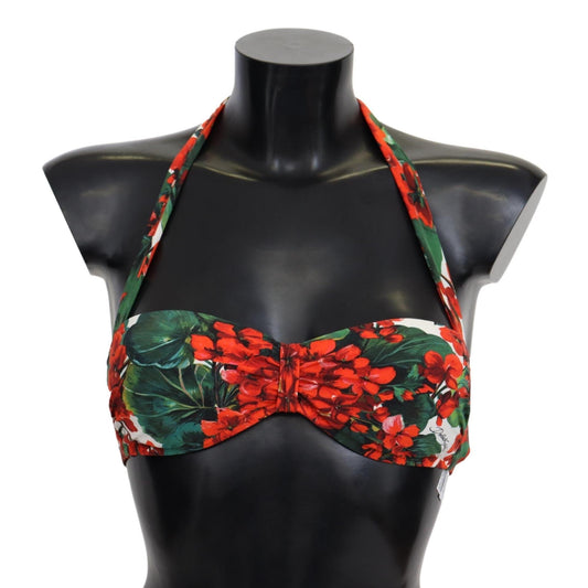 Multicolor Floral Print Women Beachwear Bikini Top