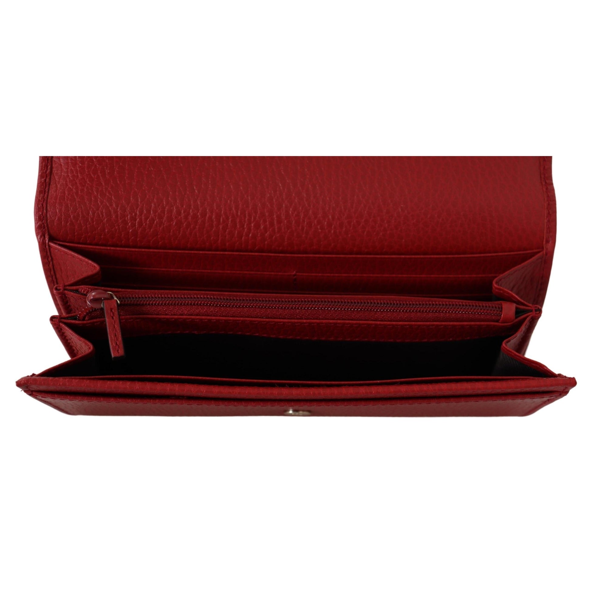 Red Icon Leather Wallet - coffeewithmee2