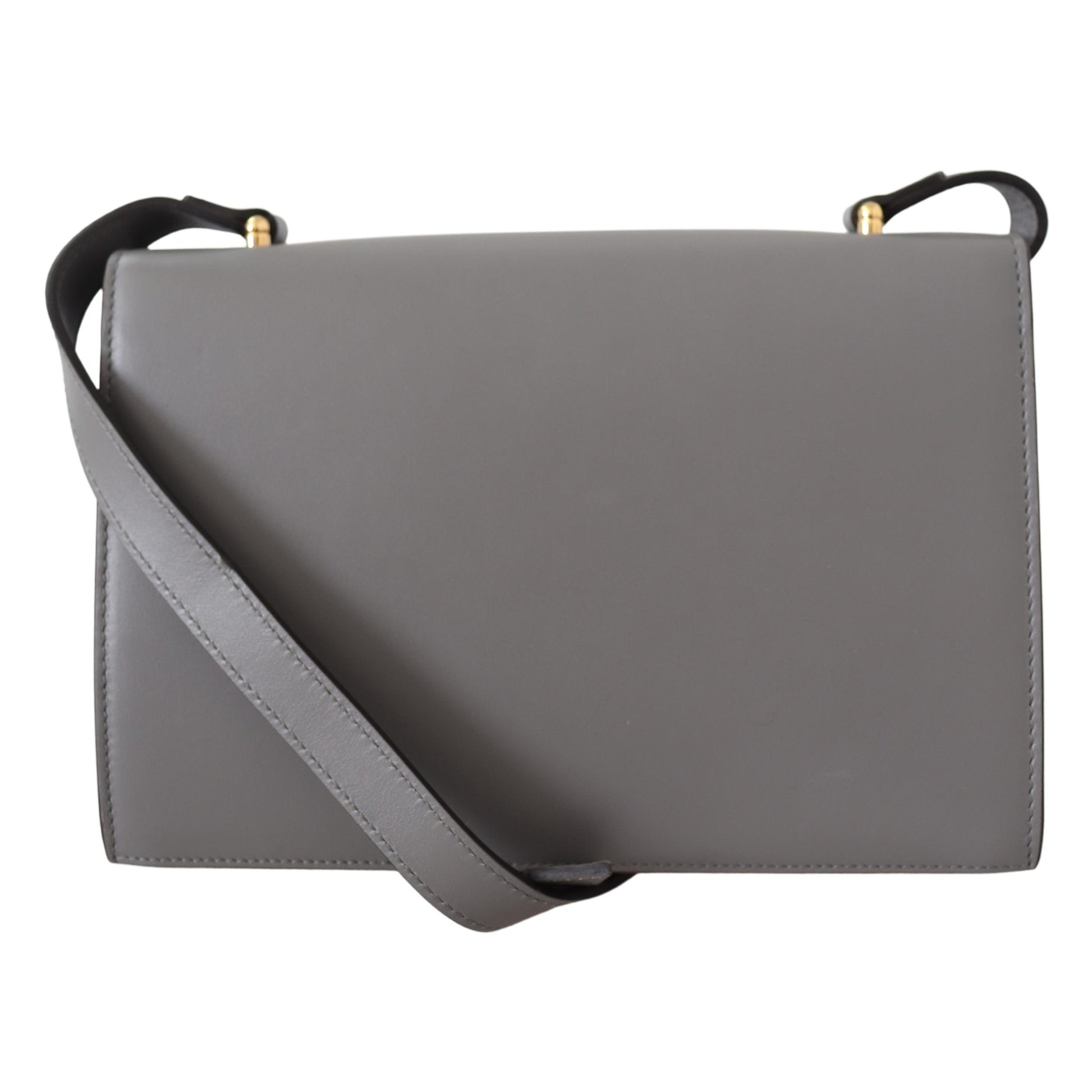 Grey Leather Zumi Shoulder Bag - coffeewithmee2
