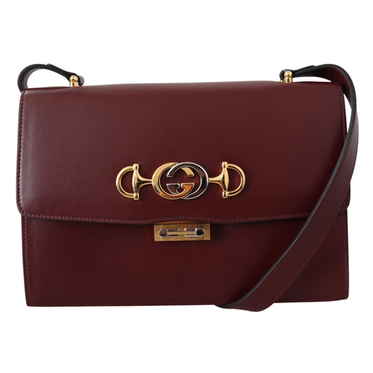 Red Leather Zumi Shoulder Bag - coffeewithmee2