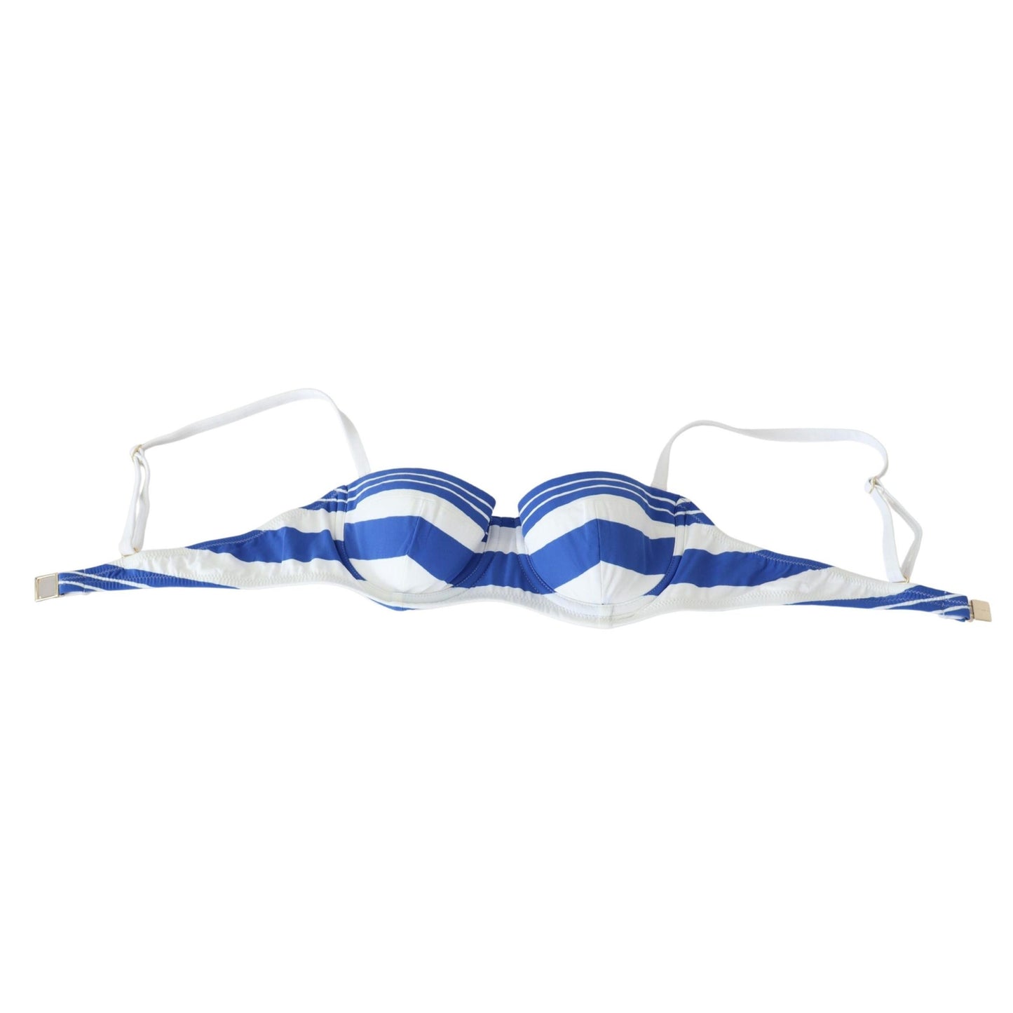 Blue White Stripes Women Beachwear Bikini Tops