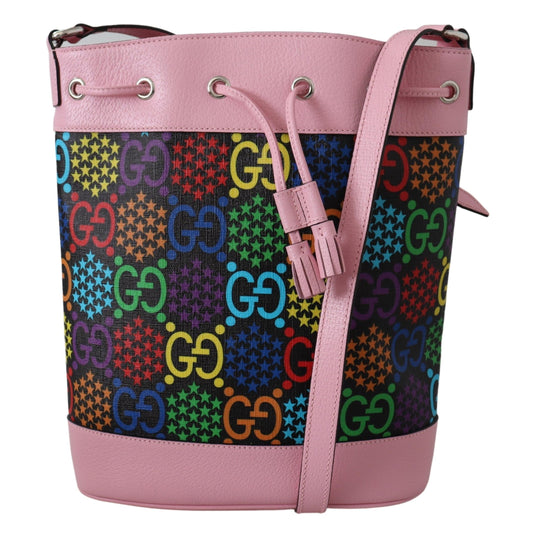 Multicolor GG Psychedelic Print Bucket Bag - coffeewithmee2