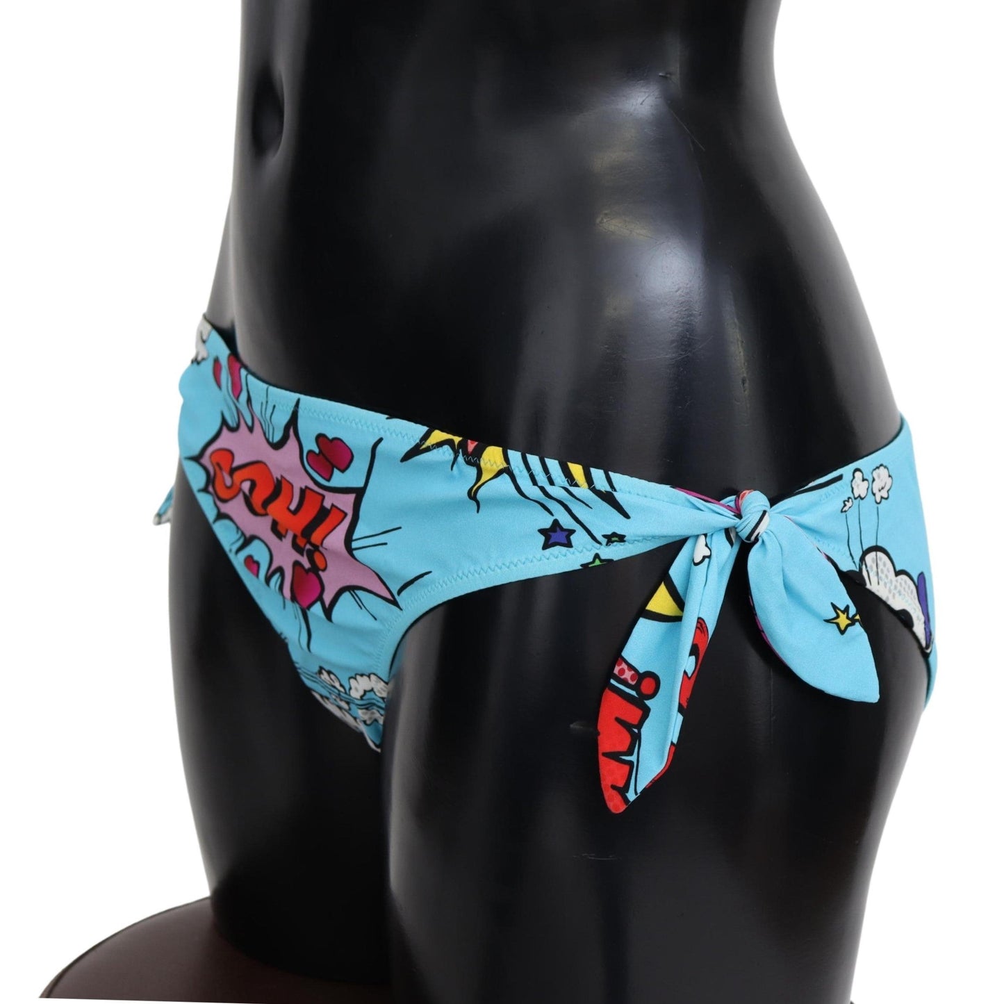 Blue Cartoon Print Swimsuit Beachwear Bikini Bottom