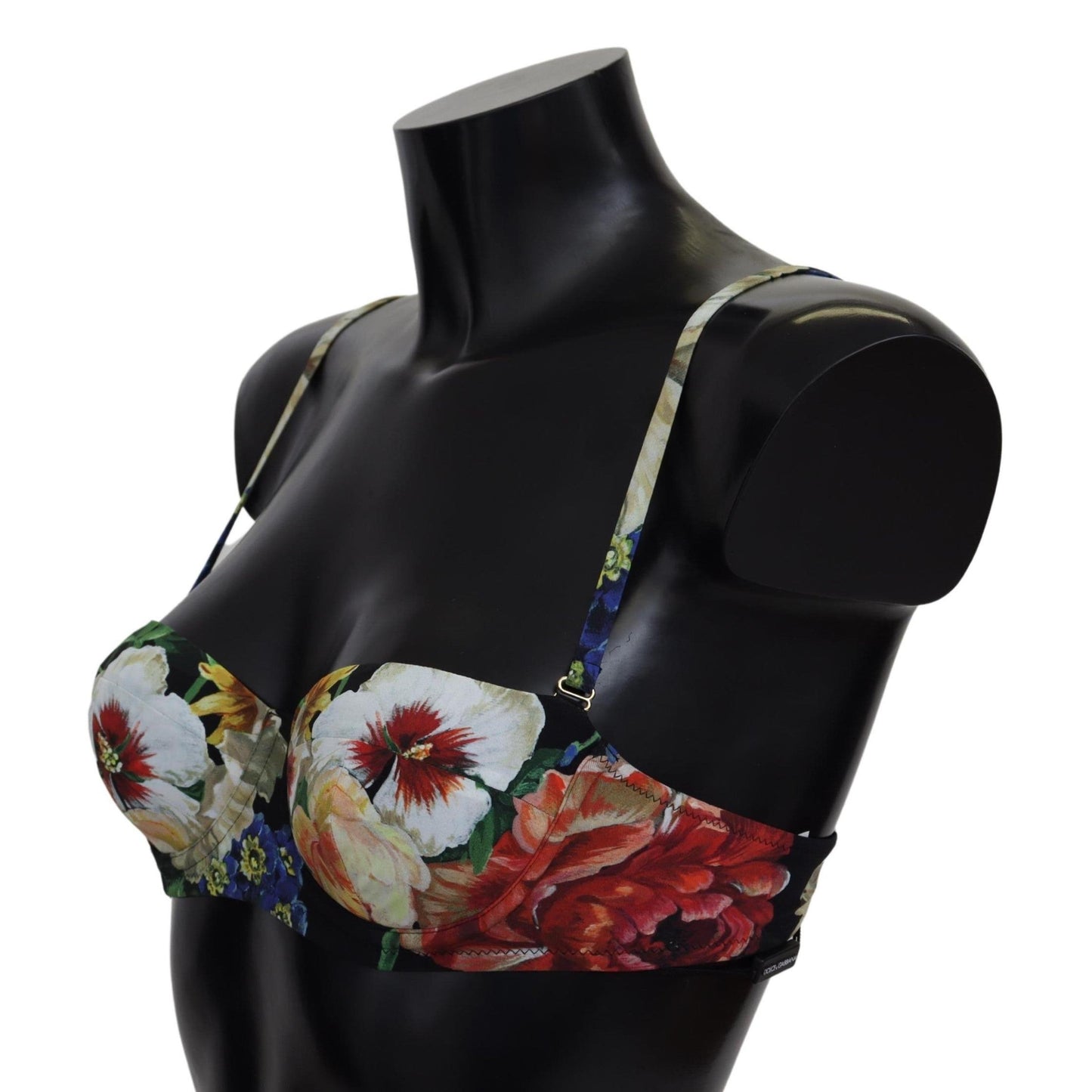 Multicolor Floral Print Swimwear Bikini Tops