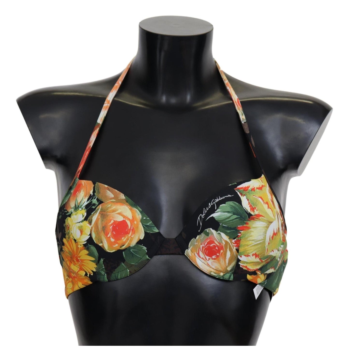 Multicolor Floral Print Swimwear  Bikini Tops