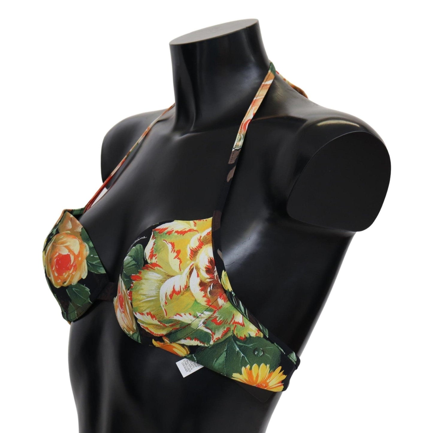 Multicolor Floral Print Swimwear  Bikini Tops