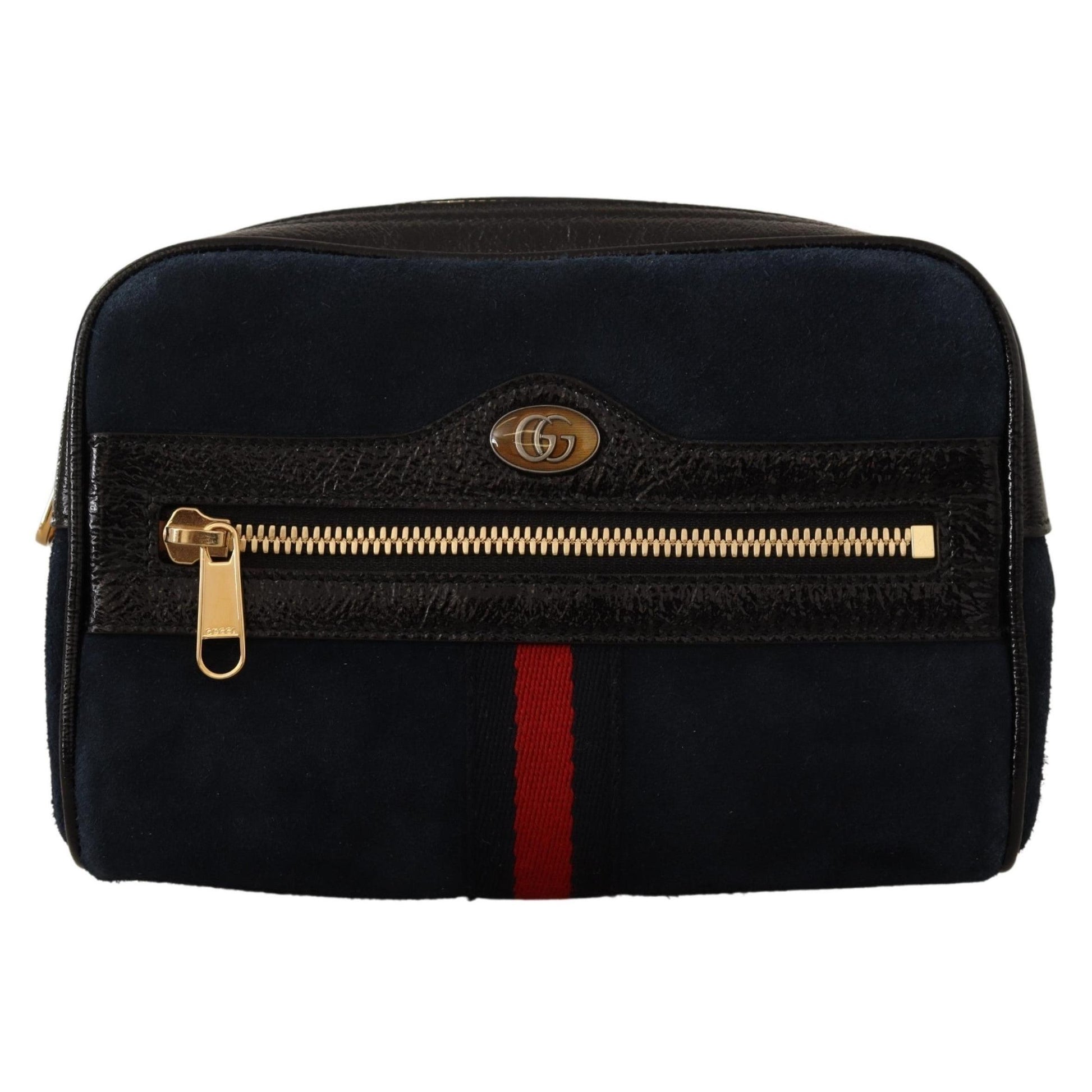 Blue Suede Leather Ophidia Small Belt Bag - coffeewithmee2
