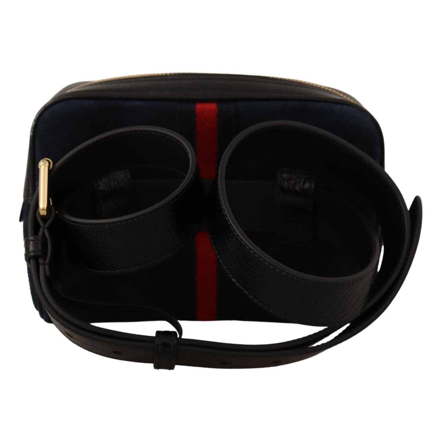 Blue Suede Leather Ophidia Small Belt Bag - coffeewithmee2