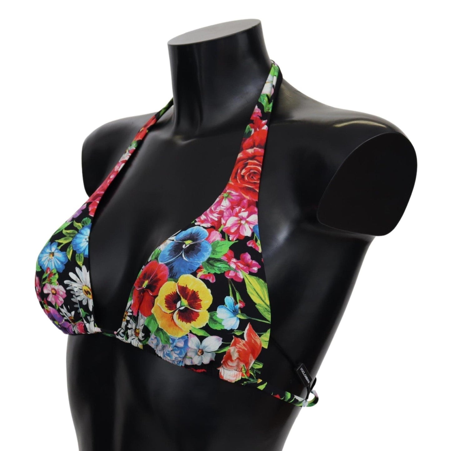Multicolor Floral Print Swimwear Bikini Tops