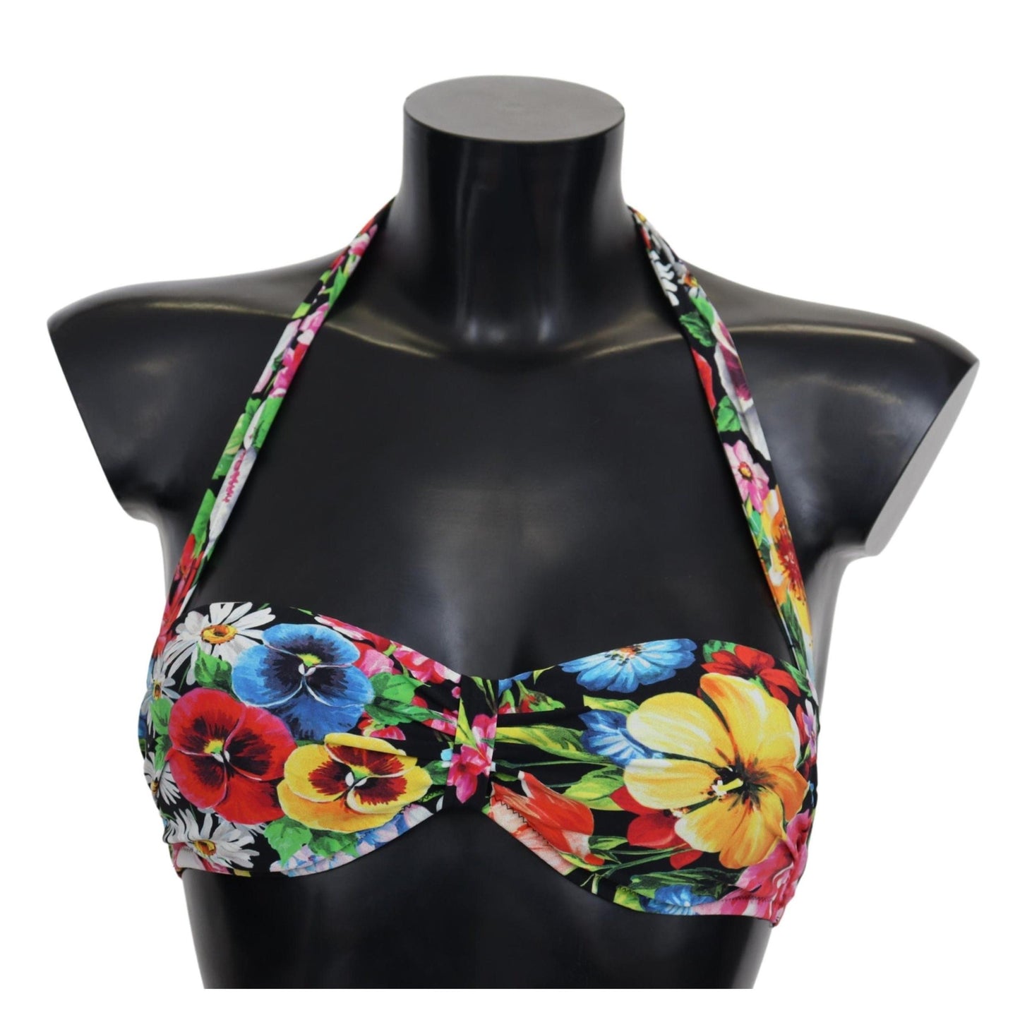 Multicolor Floral Print Swimwear Bikini Tops