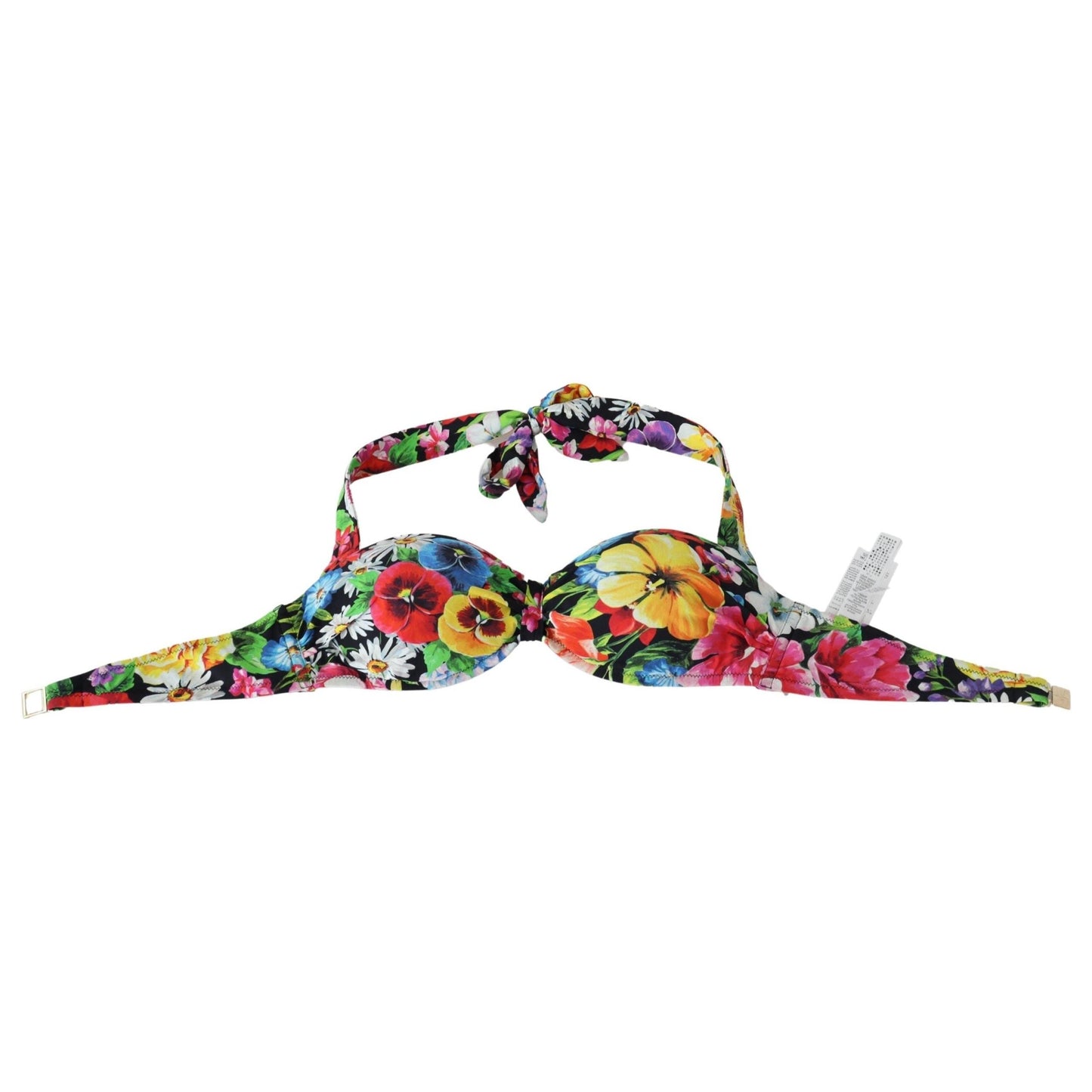 Multicolor Floral Print Swimwear Bikini Tops