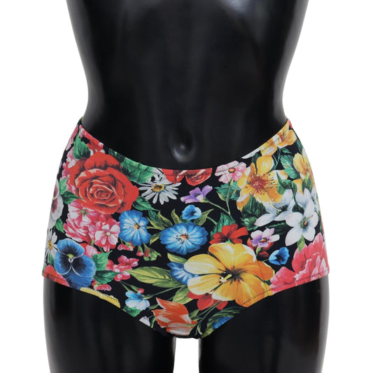 Multicolor Floral Swimwear Beachwear Bikini Bottom