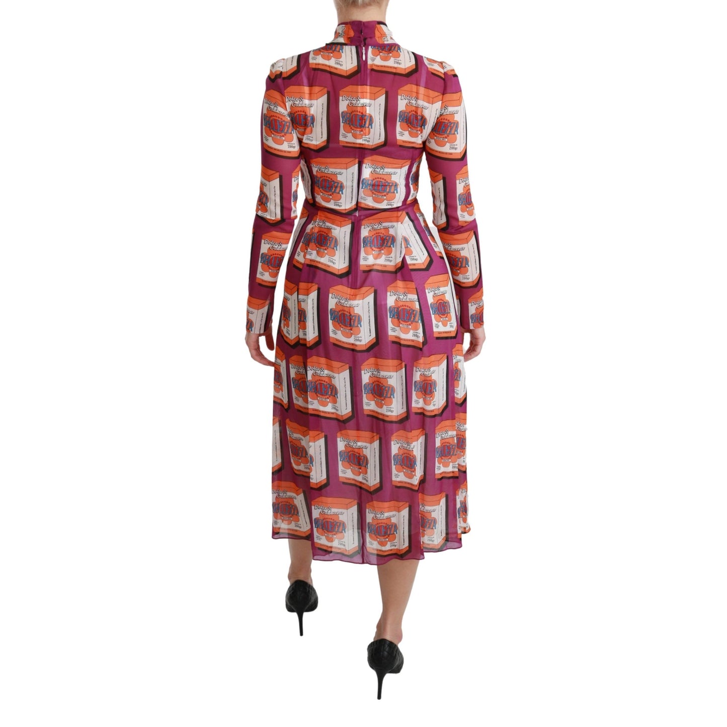 Purple Silk Bellezza A-Line Gown Dress