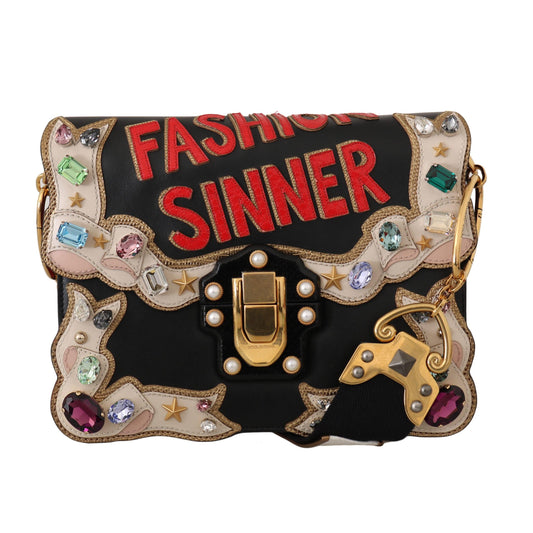 Leather Crystal Fashion Sinner LUCIA Purse - coffeewithmee2